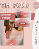 ✨ Tom ford 2023 最新流金限定 閃鑽唇膏 限量版02 Sun spark金閃蜜桃 🍑